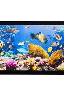 Underwater Sealife View Matt Textured UV Art Painting