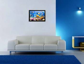 Underwater Sealife View Matt Textured UV Art Painting 2
