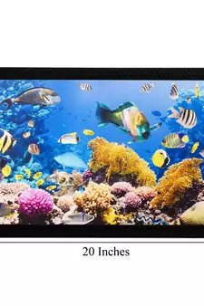 Underwater Sealife View Matt Textured UV Art Painting