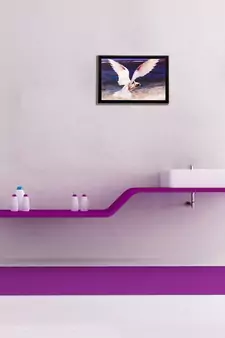 Flying Bird Matt Textured UV Art Painting
