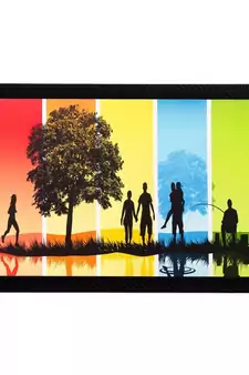 Abstract Still Matt Textured UV Art Painting