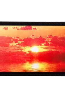Sunset View Matt Textured UV Art Painting