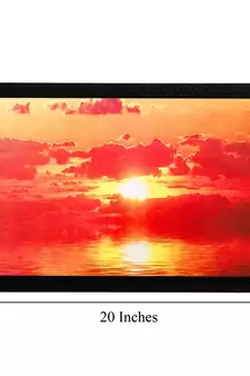 Sunset View Matt Textured UV Art Painting