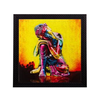 Knee Buddha Matt Textured UV Art Painting 1