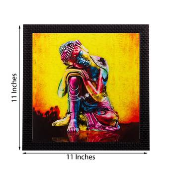 Knee Buddha Matt Textured UV Art Painting 2