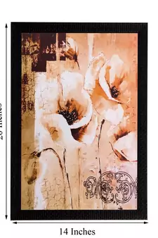 Still Flower Matt Textured UV Art Painting