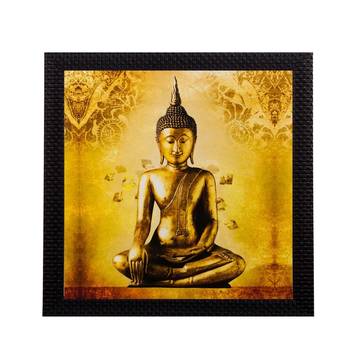 Meditating Buddha Matt Textured UV Art Painting 1