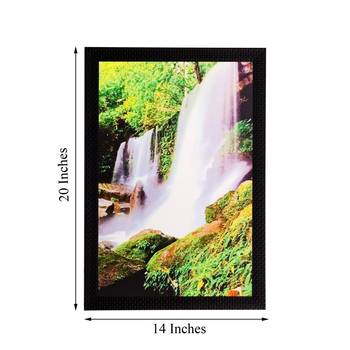 Scenic Waterfall Matt Textured UV Art Painting 3