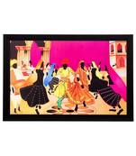 Dancing Group View Matt Textured UV Art Painting