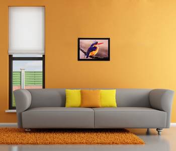 Beautiful Bird Matt Textured UV Art Painting 2