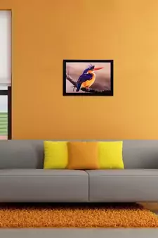 Beautiful Bird Matt Textured UV Art Painting