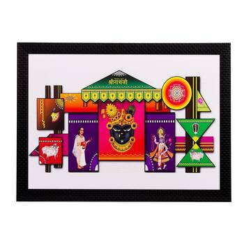ShreeNathJi Matt Textured UV Art Painting 1