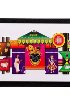 ShreeNathJi Matt Textured UV Art Painting