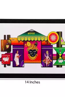 ShreeNathJi Matt Textured UV Art Painting
