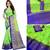 Light green woven tussar silk saree with blouse