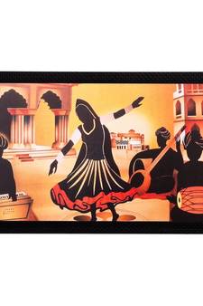 Dancing Lady Matt Textured UV Art Painting