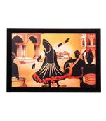 Dancing Lady Matt Textured UV Art Painting