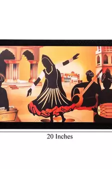 Dancing Lady Matt Textured UV Art Painting