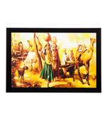 Village Ladies Matt Textured UV Art Painting