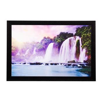 Wonderful Waterfall View Matt Textured UV Art Painting 1