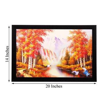 Fall Season View Matt Textured UV Art Painting 3