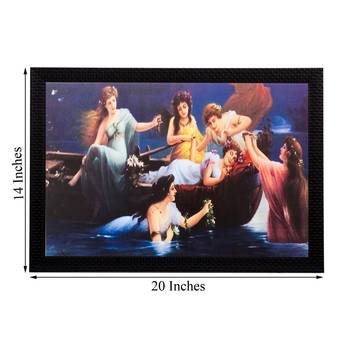 Beautiful Angels Matt Textured UV Art Painting 3