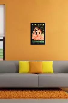 Beautiful Ragini Matt Textured UV Art Painting