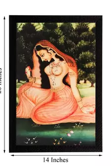 Beautiful Ragini Matt Textured UV Art Painting