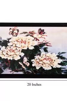 Floral Matt Textured UV Art Painting