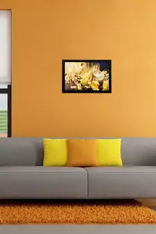 Resting Woman Matt Textured UV Art Painting