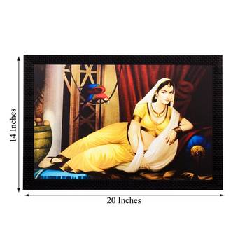 Pretty Woman Matt Textured UV Art Painting 3