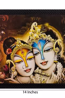 Radha Krishna Matt Textured UV Art Painting