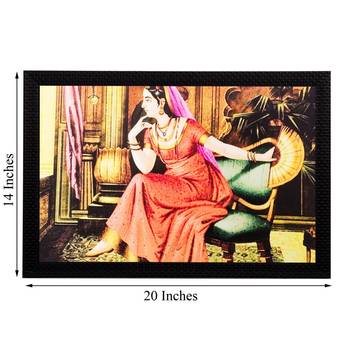 Resting Lady Matt Textured UV Art Painting 3