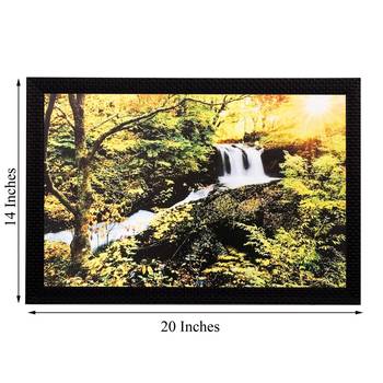 Scenic Green Matt Textured UV Art Painting 3