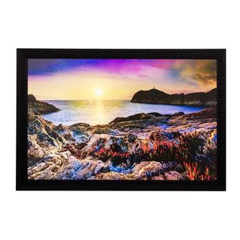 Sunset View Matt Textured UV Art Painting 1