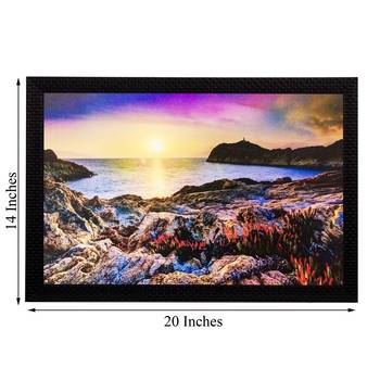 Sunset View Matt Textured UV Art Painting 3