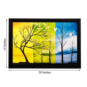 Abstract Trees Still Matt Textured UV Art Painting 3