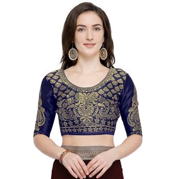 Maroon plain georgette saree with blouse 4
