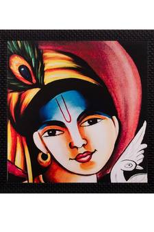Krishna Matt Textured UV Art Painting