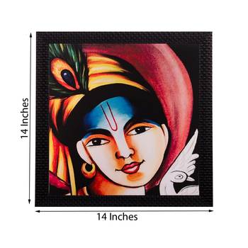 Krishna Matt Textured UV Art Painting 2