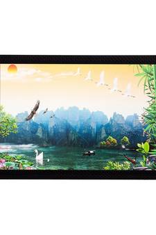 Scenic Water View Matt Textured UV Art Painting