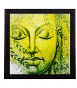 Meditating Buddha Matt Textured UV Art Painting