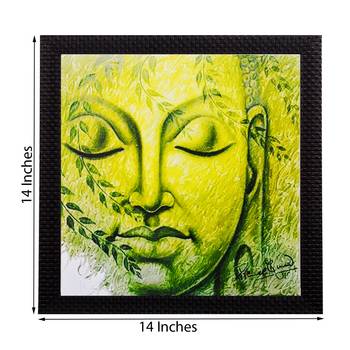 Meditating Buddha Matt Textured UV Art Painting 2