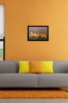 Marriage View Matt Textured UV Art Painting