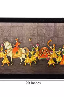 Marriage View Matt Textured UV Art Painting
