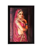 Pretty Ragini Matt Textured UV Art Painting