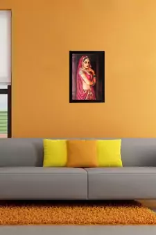 Pretty Ragini Matt Textured UV Art Painting
