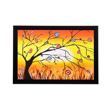 Abstract Tree and Leaves Matt Textured UV Art Painting 1