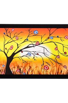 Abstract Tree and Leaves Matt Textured UV Art Painting