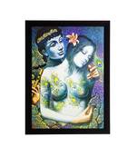 Love Couple Matt Textured UV Art Painting